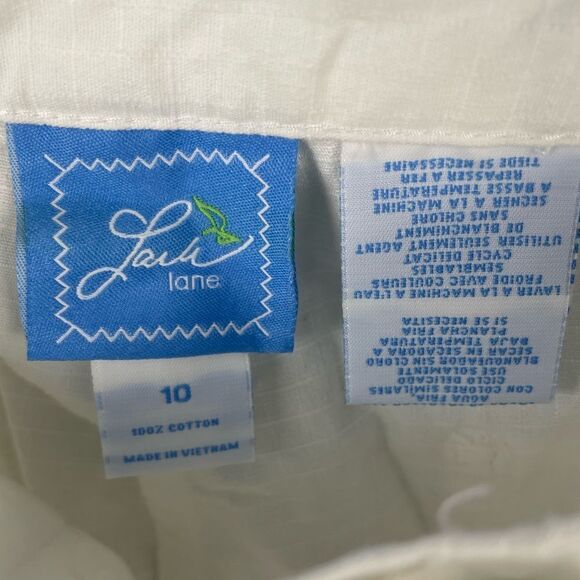 NWOT Lara Lane Crop Pants Size 10 - Picture 6 of 6